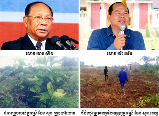 រស់នៅ ១៥ឆ្នាំ ប្តីស្លាប់បានមួយអាទិត្យត្រូវមេភូមិស្ទឹងថ្មីមកឈូសឆាយរំលោភយកដី និងផ្ទះ