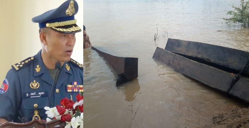 ក្រុមរាជ អាវុធហត្ថ ផ្ទៃប្រទេស ចុះបង្ក្រាប គំនរឈើ ជាច្រើន កន្លែង នៅក្នុង ស្រុកសំបូរ ខេត្តក្រចេះ