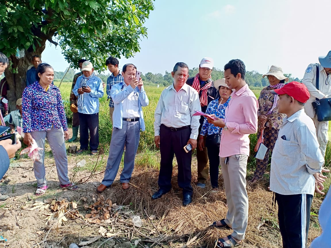 អាជ្ញាធរ ឃុំព្រែកឫស្សី ស្រុកល្វាឯម កំពុងបង្ក វិនាសកម្មដីធ្លី ឲ្យប្រជាពលរដ្ឋ ឈឺចាប់